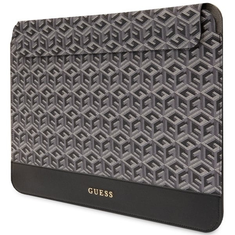 Guess GUCS14HGCFSEK klēpjdatora futrālis 14 collas, GCube Stripes, melns