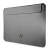 Guess GUCS14PSATLG klēpjdatora futrālis 13/14 collas, Saffiano Triangle, sudraba