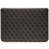 Guess GUCS14PS4SGK klēpjdatora futrālis 14 collas, 4G Stripe Metal Logo, melns