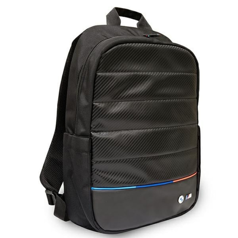 BMW BMBP15COCARTCBK mugursoma 16 collas, Carbon Tricolor, melna