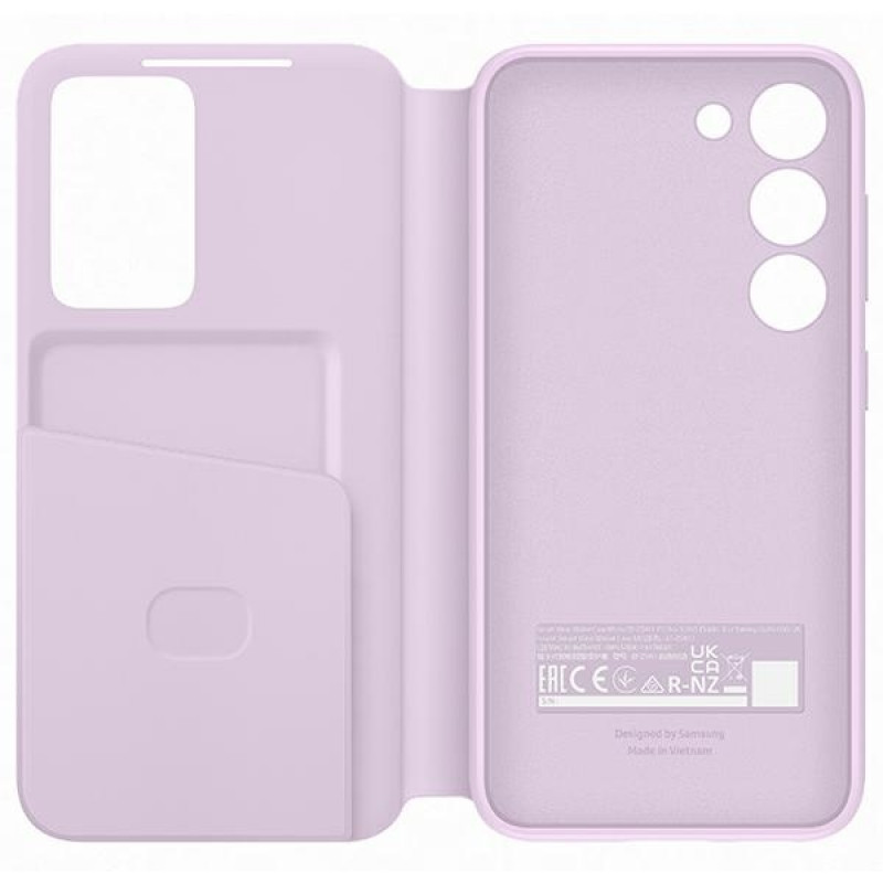 Samsung Galaxy S23 Smart View Wallet Case EF-ZS911CV, lavandas krāsā
