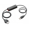 HP Poly APU-76 elektroniskais klausules āķa slēdža adapteris, TAA atbilstošs (85R00AA)