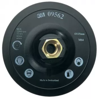 3M Hookit atbalsta paliktnis 115mm M14 vītne, vidēja blīvuma, 12500 RPM