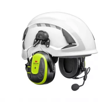 3M Peltor WS Alert X MRX21P3E3WS7 Bluetooth ķiveres austiņas ar 30 dB SNR, augstas redzamības dzeltenas