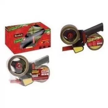3M Scotch HV5066DB rokas lentes dozators iepakojuma lentei līdz 50 mm x 66 m, metāla rāmis, zils/pelēks