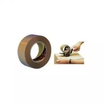 3M Scotch iepakošanas lente 371, polipropilēns, 38 mm x 66 m, brūna, 6 ruļļi 371B3866