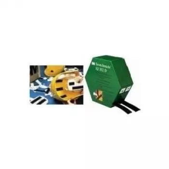 3M Scotchmate āķu un cilpu stiprinājuma lente SJ352D, 25,4 mm x 5 m, balta, pašlīmējoša, 2 ruļļi