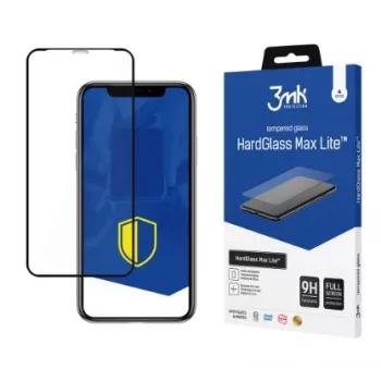 3MK Apple iPhone 11 Pro Max Black HardGlass Max Lite ekrāna aizsargs