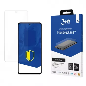3MK FlexibleGlass ekrāna aizsargs Samsung Galaxy M52 5G - Hibrīda stikls, 7H cietība, 0,3 mm, kristāldzidrs
