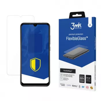 3MK FlexibleGlass ekrāna aizsargs Xiaomi Redmi 9 - Hibrīda stikls, 7H cietība, 0,3 mm, caurspīdīgs