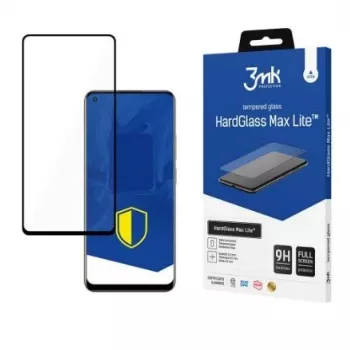 3MK HardGlass Max Lite Rūdīta Stikla Ekrāna Aizsargs Realme 11 - Melns