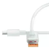 3MK Hyper Cable USB-A to USB-C 5A 60W 1.2m Balts
