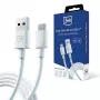 3MK Hyper Cable USB-A to USB-C 5A 60W 1.2m Balts