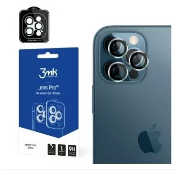 3MK Lens Protection Pro iPhone 12 Pro - Rūdīta stikla kameras lēcu aizsargs (3 iepakojumā)
