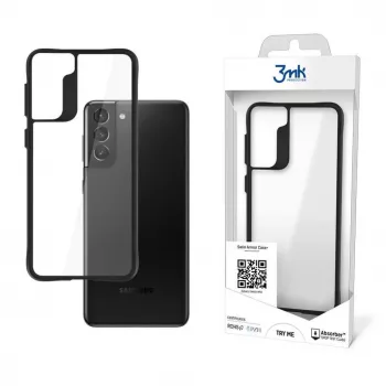 3MK Satin Armor Case+ Samsung Galaxy S21+ 5G - Caurspīdīgs satīna matēts TPU/PC aizmugures vāciņš