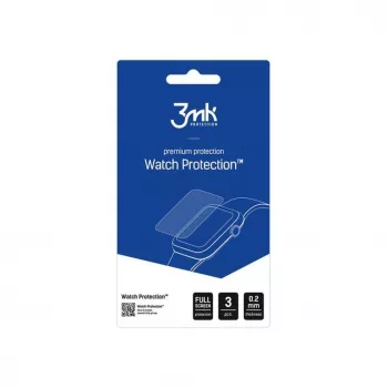 3MK Watch Protection FlexibleGlass hibrīda stikla ekrāna aizsargs Garmin Forerunner 165 - 7H cietība, 0.2mm, bez burbuļiem