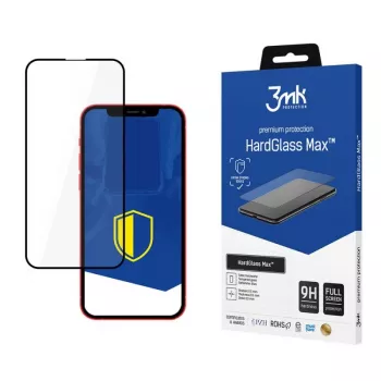 3MK Xiaomi Redmi Note 11s / 11 4G Black - HardGlass Max Rūdīta Stikla Ekrāna Aizsargs