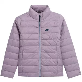 4F Meiteņu dūnu jaka gaiši violeta 4FJSS23TDJAF073 52S 122cm