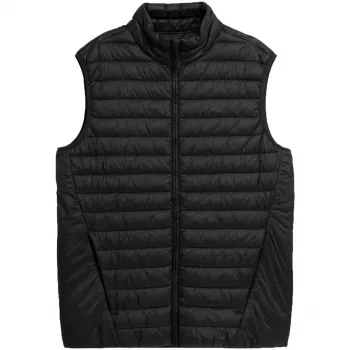 4F Vīriešu M062 Polsterēta veste Dziļi melna 4FAW23TVESM062 20S M
