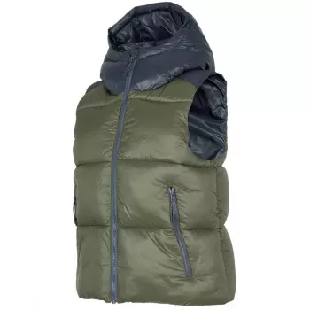 4F Sieviešu haki stepēta veste H4Z22 KUDP004 43S S izmērs