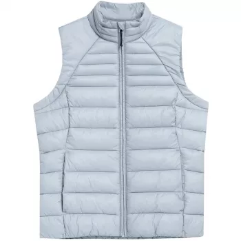 4F Sieviešu stepēta veste Light Blue SS23 Izmērs L