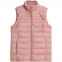 4F Sieviešu stepēta veste gaiši rozā H4Z21 KUDP001 56S Izmērs S