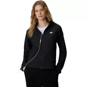 4F sieviešu softshell jaka F546 Deep Black 2XL