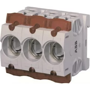 ABB ISS 63/3 D0 drošinātāju pamatne 63A 3-poliem 400V AC DIN sliedes montāža 2CDE163001R1902