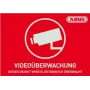 ABUS AU1421 Taisnstūra sarkans/balts pašlīmējošs signalizācijas uzlīme 74 x 52,5 mm
