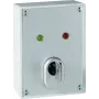 ABUS SE1010 Slēdzis ar atslēgu - 24V DC, 2 pārslēgšanas kontakti, IP54, sudrabpelēks