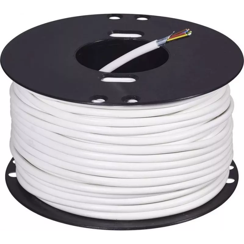ABUS Security-Center AZ6360 Signalizācijas kabelis 50m Balts 8-dzīslu PVC