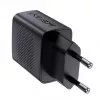 ACEFAST A82 GaN USB-C PD 20W sienas lādētājs - Melns