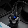 ACEFAST Auto lādētājs 66W USB Type C / USB, PPS, Power Delivery, Quick Charge 4.0, AFC, FCP Melns (B4 black)