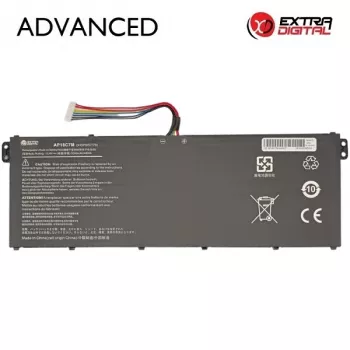 Acer AP18C7M 3200mAh Li-ion klēpjdatora akumulators, 15.4V, 4-šūnu, melns