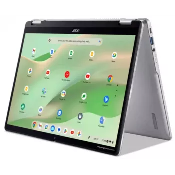 Acer Chromebook Spin 314 CP314-2HN-C57B 14 collu pārveidojamais 2-in-1 klēpjdators, Intel N100, 8GB RAM, 64GB eMMC, ChromeOS, vācu tastatūra, Full HD skārienekrāns, Wi-Fi 6