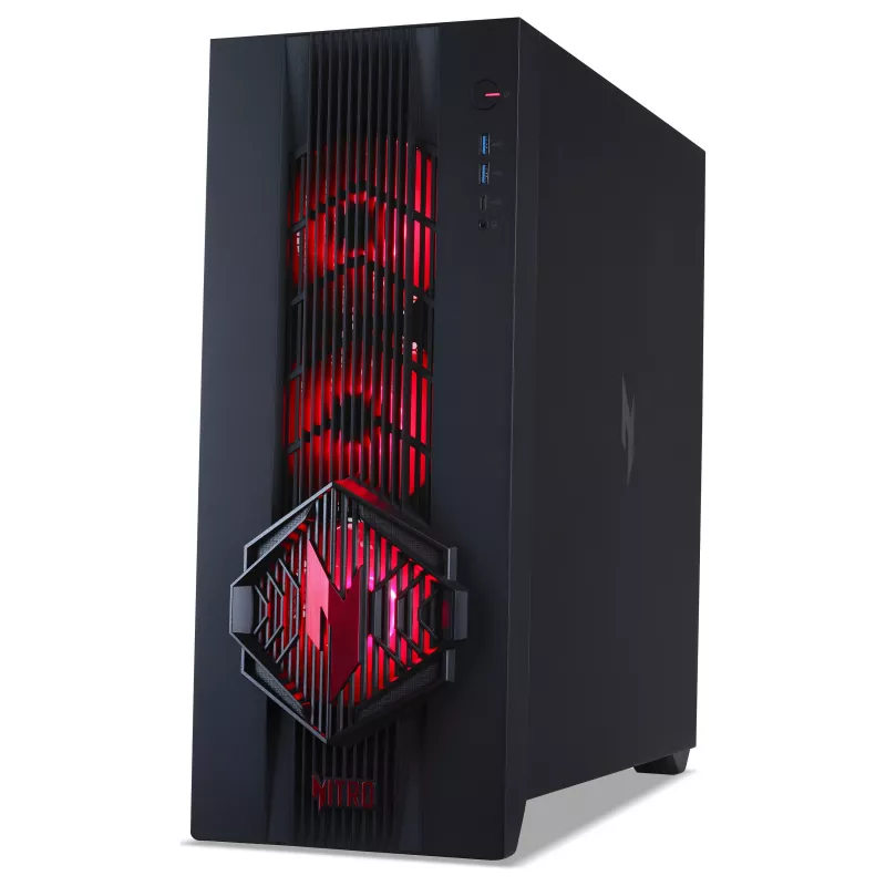 Acer Nitro 70 N70X3D-100 spēļu galddators, AMD Ryzen 7 9800X3D, 32GB DDR5, 1TB SSD, RTX 5070, Windows 11 Home
