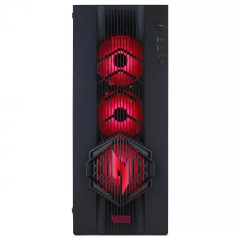 Acer Nitro 70 N70X3D-100 spēļu galddators, AMD Ryzen 7 9800X3D, 32GB DDR5, 2TB NVMe SSD, NVIDIA GeForce RTX 5080, Windows 11 Home, melns