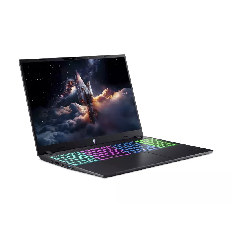 Acer Nitro ANV16-A71-R0YK spēļu klēpjdators, 17,3 collu QHD 165Hz, Intel Core i7-13620H, 16GB DDR5, 1TB SSD, RTX 4060 8GB, Windows 11 Home, angļu/krievu tastatūra, obsidiāna melns