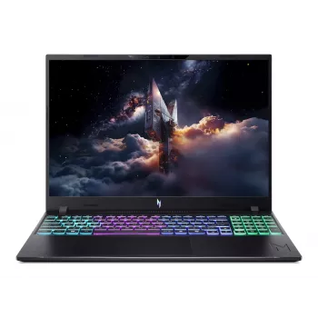 Acer Nitro ANV16-A71-R0YK spēļu klēpjdators, 17,3 collu QHD 165Hz, Intel Core i7-13620H, 16GB DDR5, 1TB SSD, RTX 4060 8GB, Windows 11 Home, angļu/krievu tastatūra, obsidiāna melns