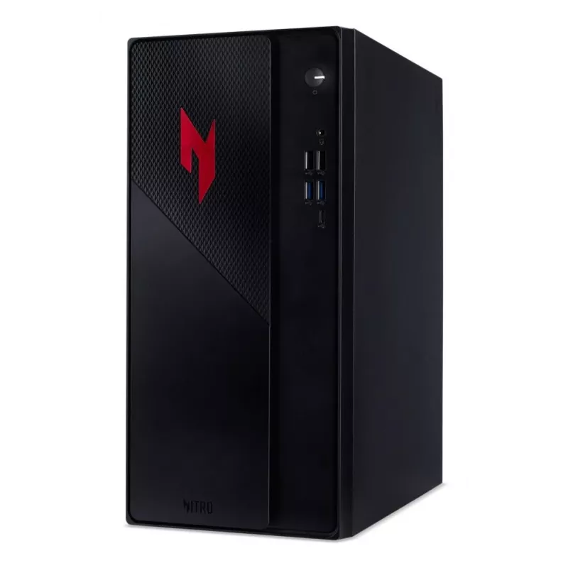 Acer Nitro N20-101 Spēļu galddators, Intel Core i5-13400F, 32GB DDR4, 1TB NVMe SSD, NVIDIA GeForce RTX 3050, Windows 11 Home, Melns ar sarkaniem akcentiem