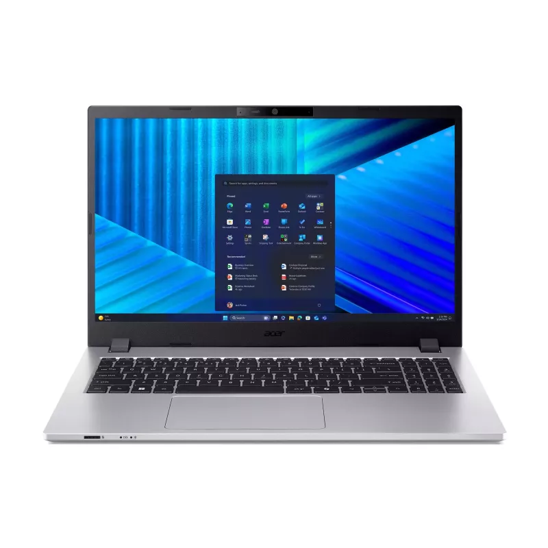 Acer TravelMate P2 15 TMP215-75-G2-TCO-51JP Klēpjdators - Intel Core Ultra 5 125H - 16GB RAM - 512GB SSD - 15.6 inch Full HD - Windows 11 Pro - Melns