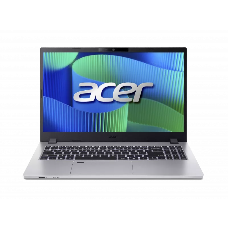 Acer TravelMate TMP215-55-TCO-3817 15.6 collu WUXGA Intel Core 3 100U 16 GB 512 GB SSD Intel Iris Xe Graphics Windows 11 Pro Pelēks Angļu tastatūra ar fona apgaismojumu