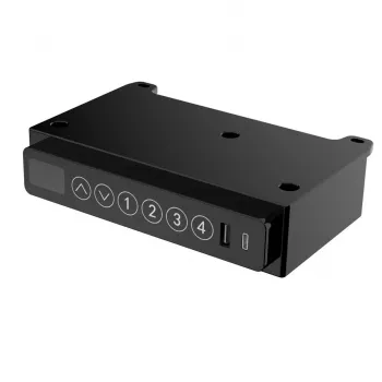 ACJ ACTIVEJET ET119S-CZ elektriski regulējams augstuma galds 120x60 cm melns