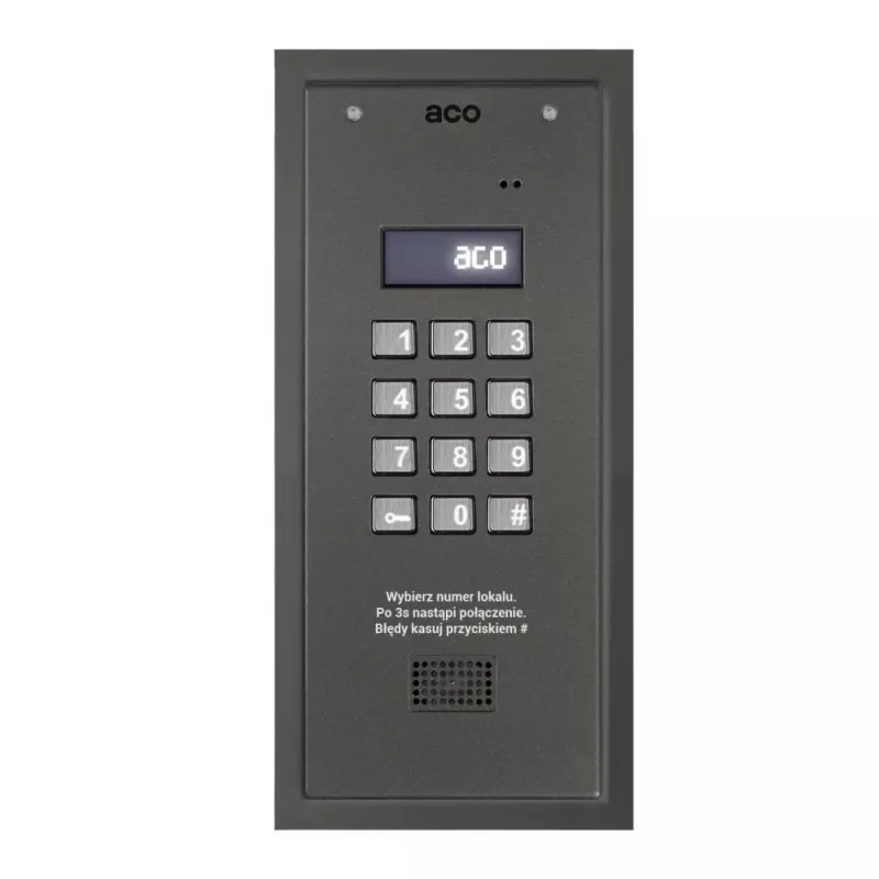 ACO CDNP7ACC ST (G3) Digitālā domofona galvenā un pakārtotā vadības ierīce