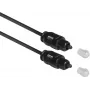 ACT 1,2m SPDIF TOSlink optiskais audio kabelis, tēviņš-tēviņš, melns, rāvējslēdzēja maisiņā AC3690