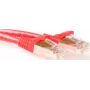 ACT 1,50m Cat6a S/FTP PiMF sarkans tīkla kabelis IB5051