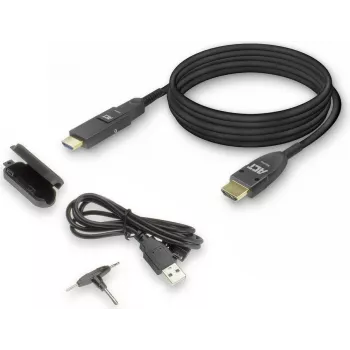 ACT 40m HDMI High Speed 4K aktīvais optiskais kabelis ar noņemamu savienotāju HDMI-A male uz HDMI-A male (AK4105)