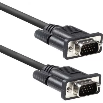 ACT AC3513 VGA kabelis 3m vīrišķais uz vīrišķo melns