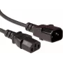 ACT AK5214 1,2 m C14 uz C13 barošanas kabelis melns