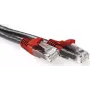 ACT melns 1m U/UTP CAT6A krustotais savienojuma kabelis ar RJ45 savienotājiem (IB6201)